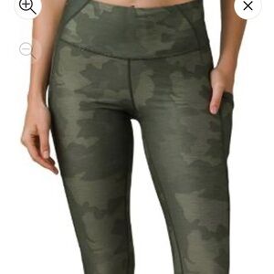 Prana Electra leggings - green heathered camo